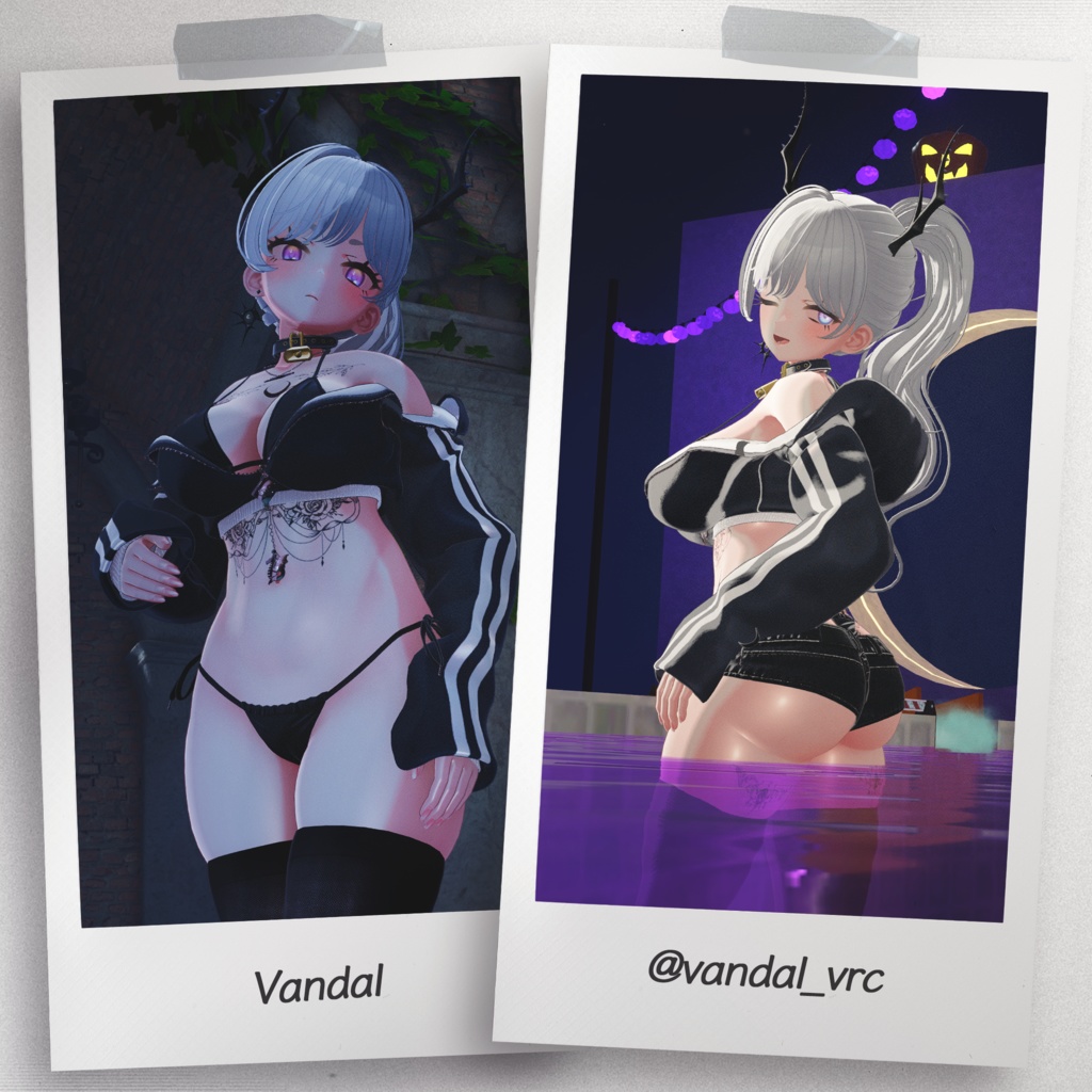 『6アバター対応』【3D衣装モデル】Casual_Beach_Rebel