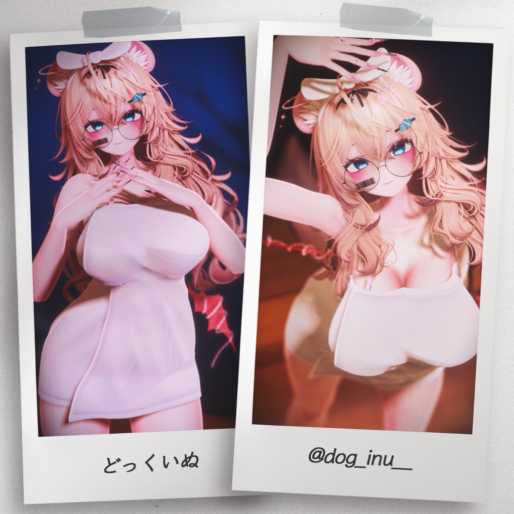 『4アバター対応』【3D衣装モデル】Sunset_Onsen