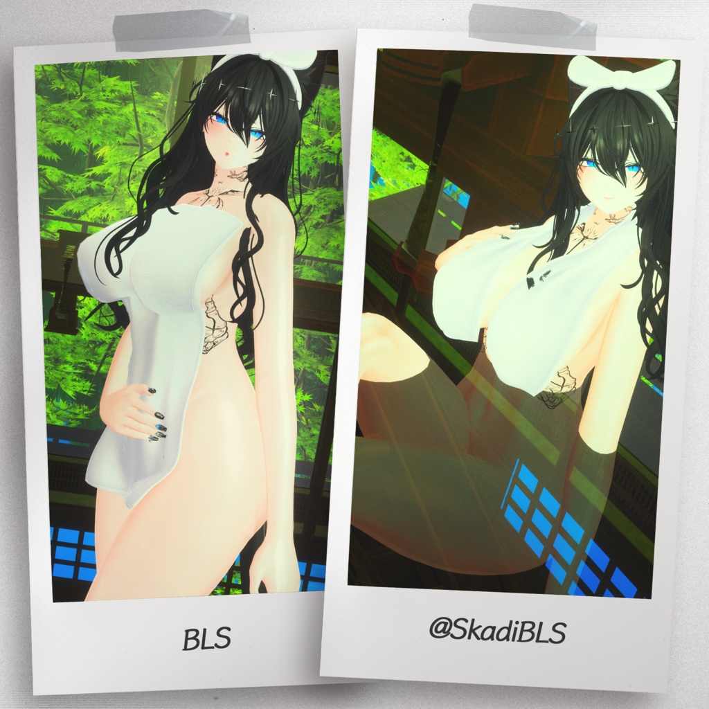 『4アバター対応』【3D衣装モデル】Sunset_Onsen