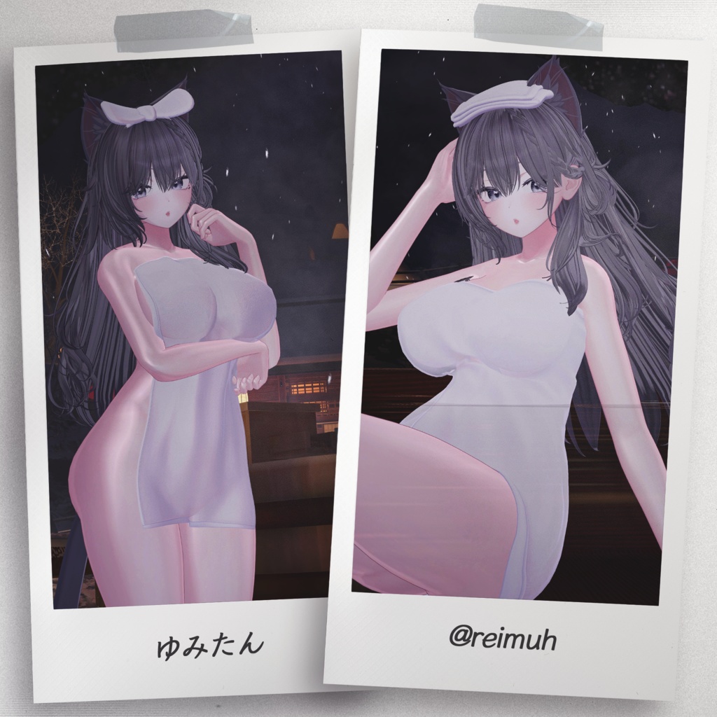 『4アバター対応』【3D衣装モデル】Sunset_Onsen