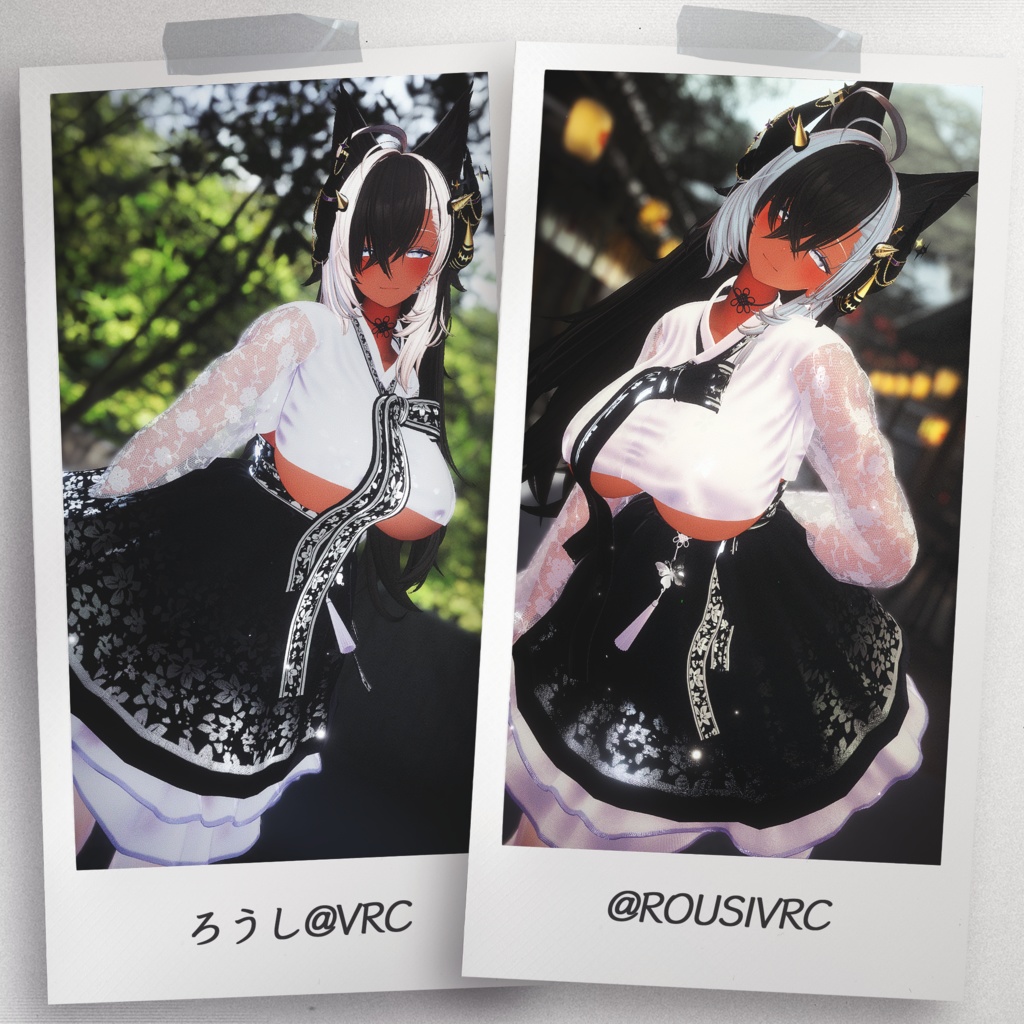 『5アバター対応』 【3D衣装モデル】 Oriental_Moonlight