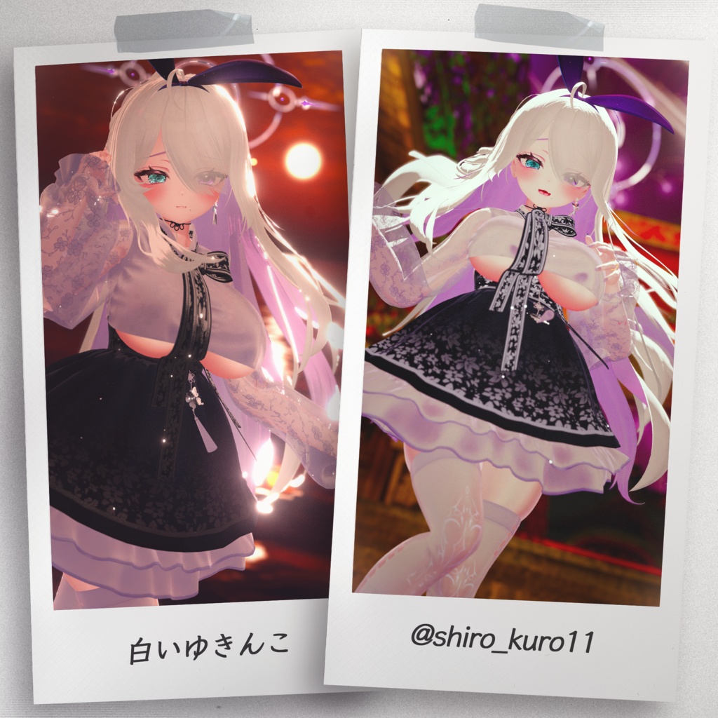 『5アバター対応』 【3D衣装モデル】 Oriental_Moonlight