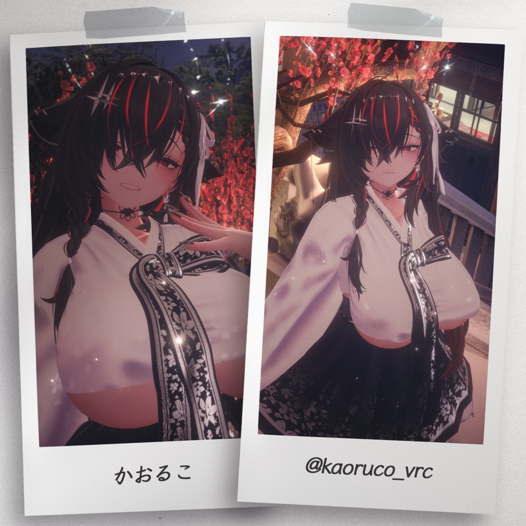 『5アバター対応』 【3D衣装モデル】 Oriental_Moonlight