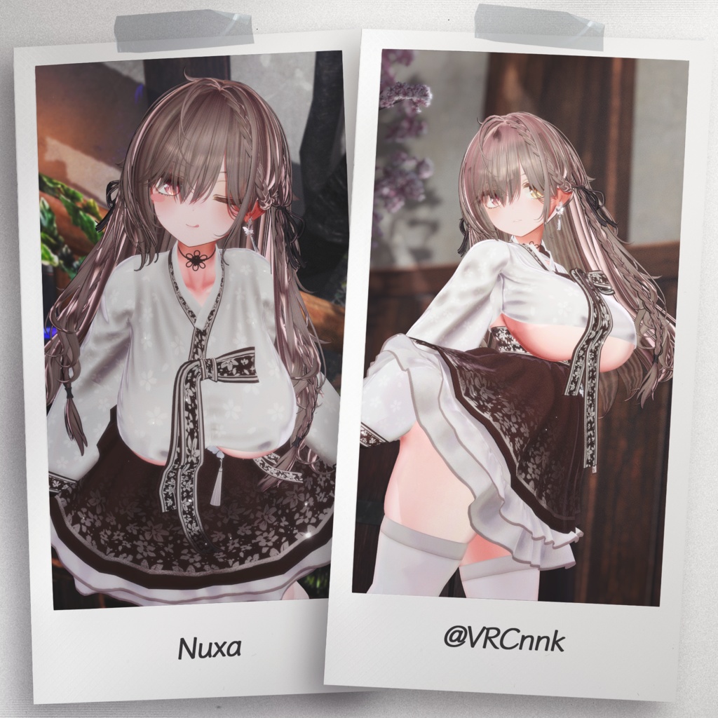 『5アバター対応』 【3D衣装モデル】 Oriental_Moonlight