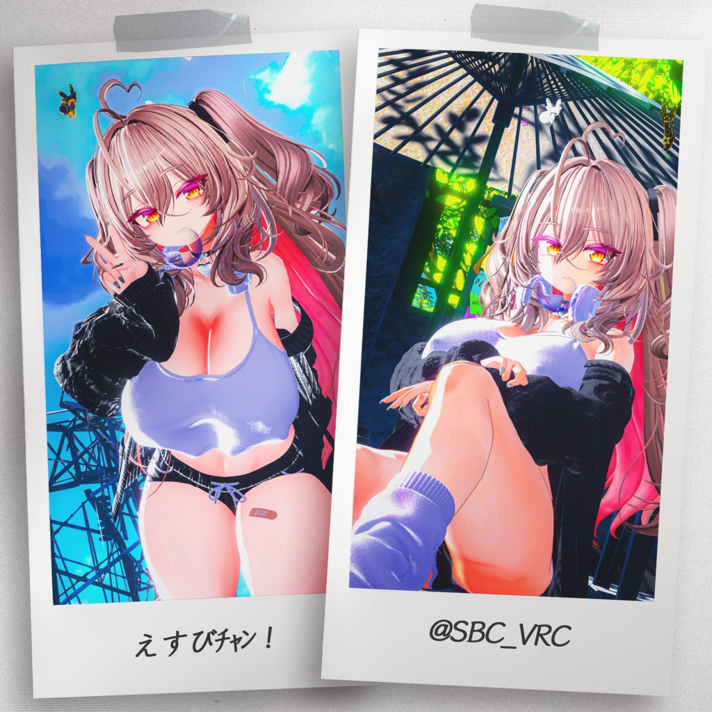 『8アバター対応』 【3D衣装モデル】 Quiet_Sunday