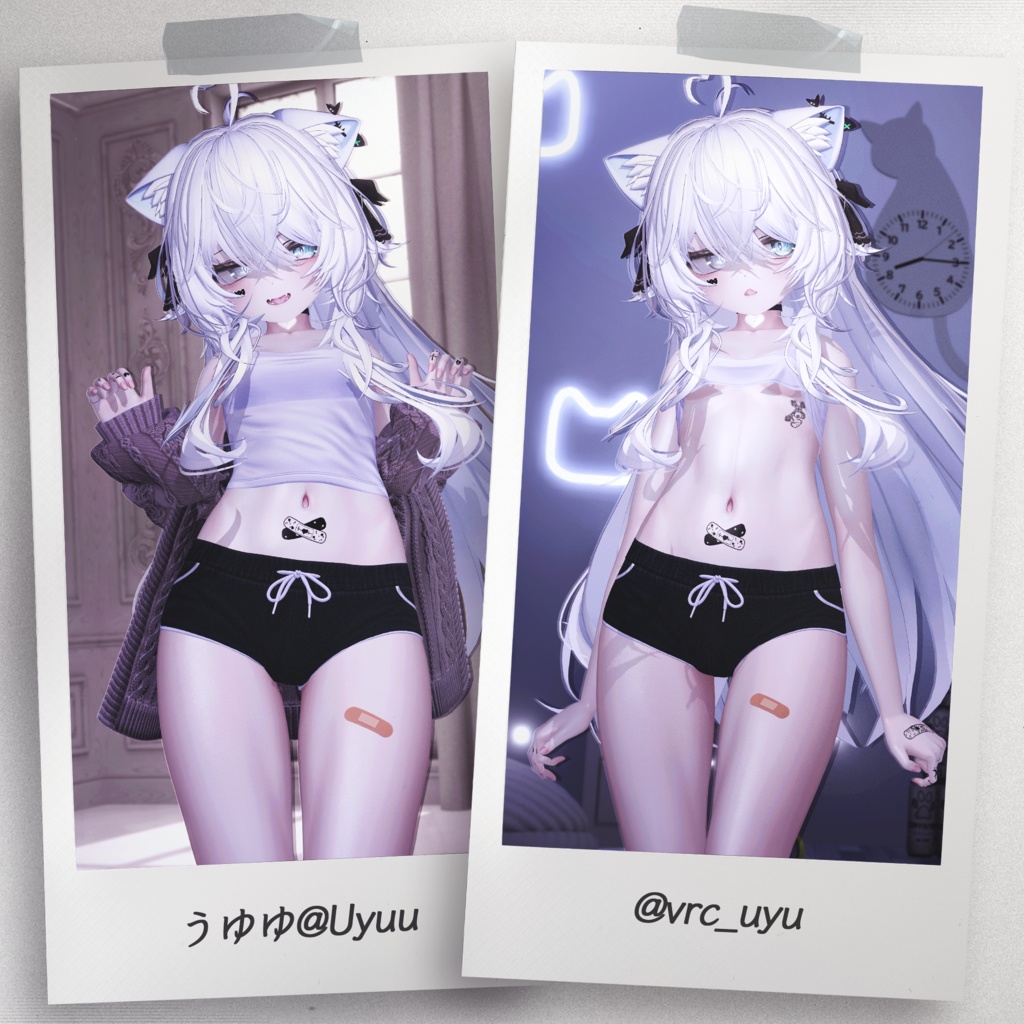 『8アバター対応』 【3D衣装モデル】 Quiet_Sunday