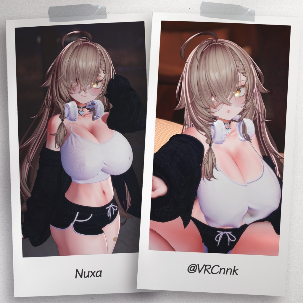 『8アバター対応』 【3D衣装モデル】 Quiet_Sunday