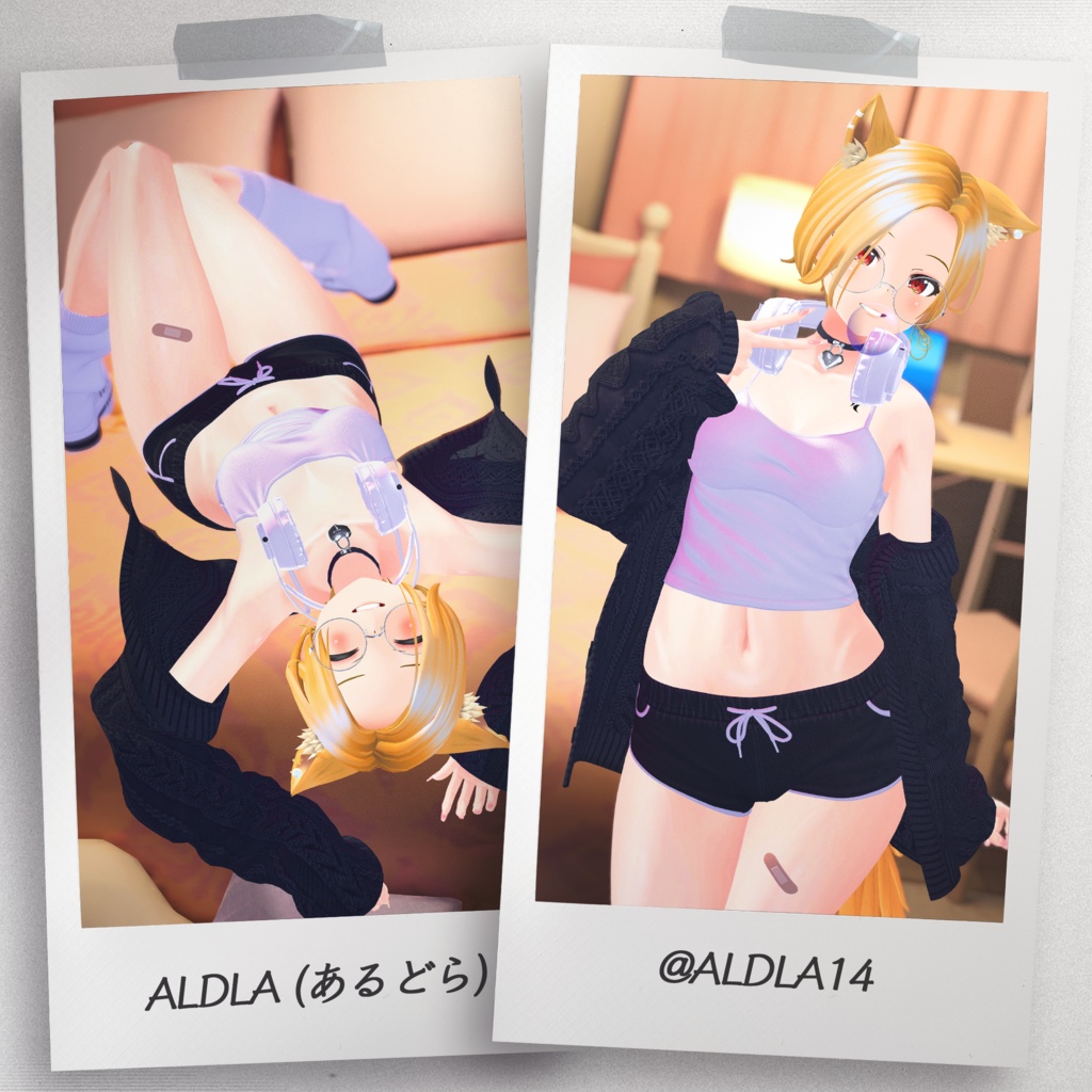 『8アバター対応』 【3D衣装モデル】 Quiet_Sunday