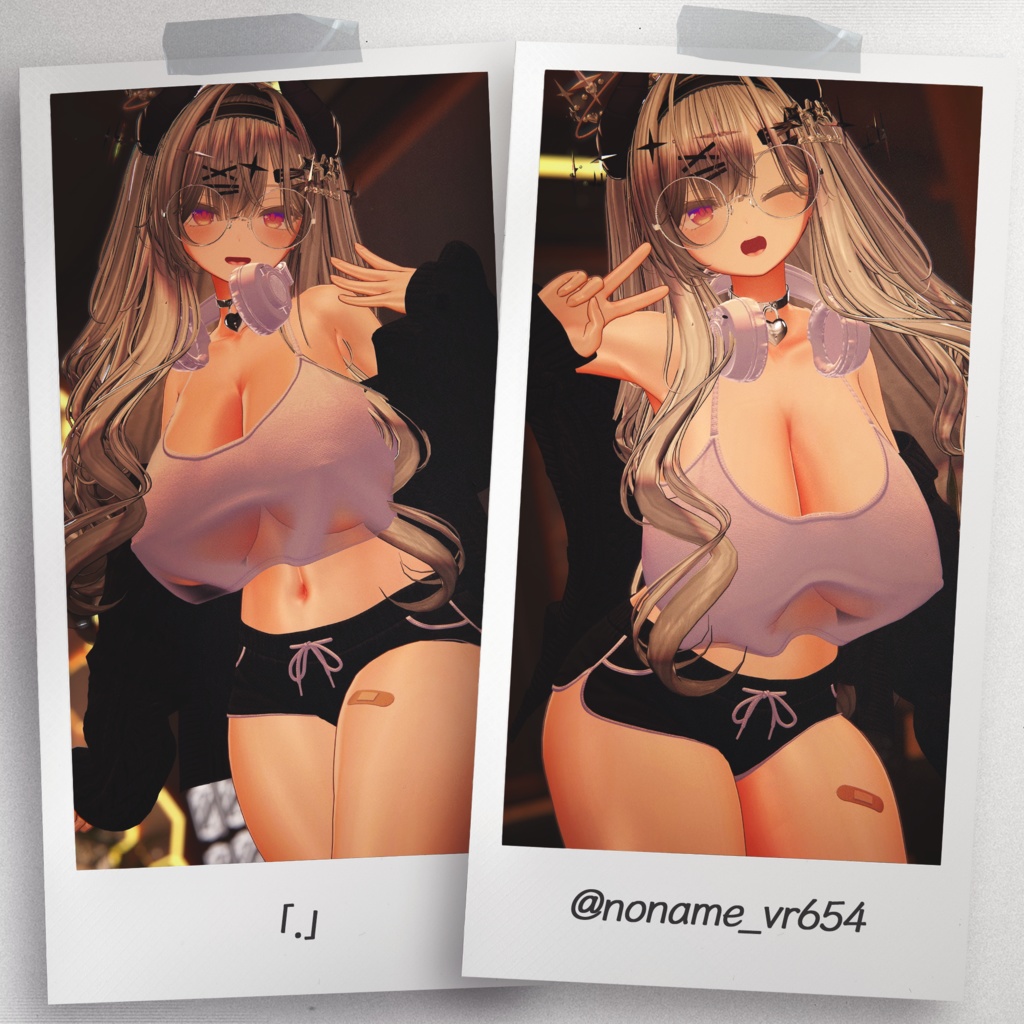 『8アバター対応』 【3D衣装モデル】 Quiet_Sunday