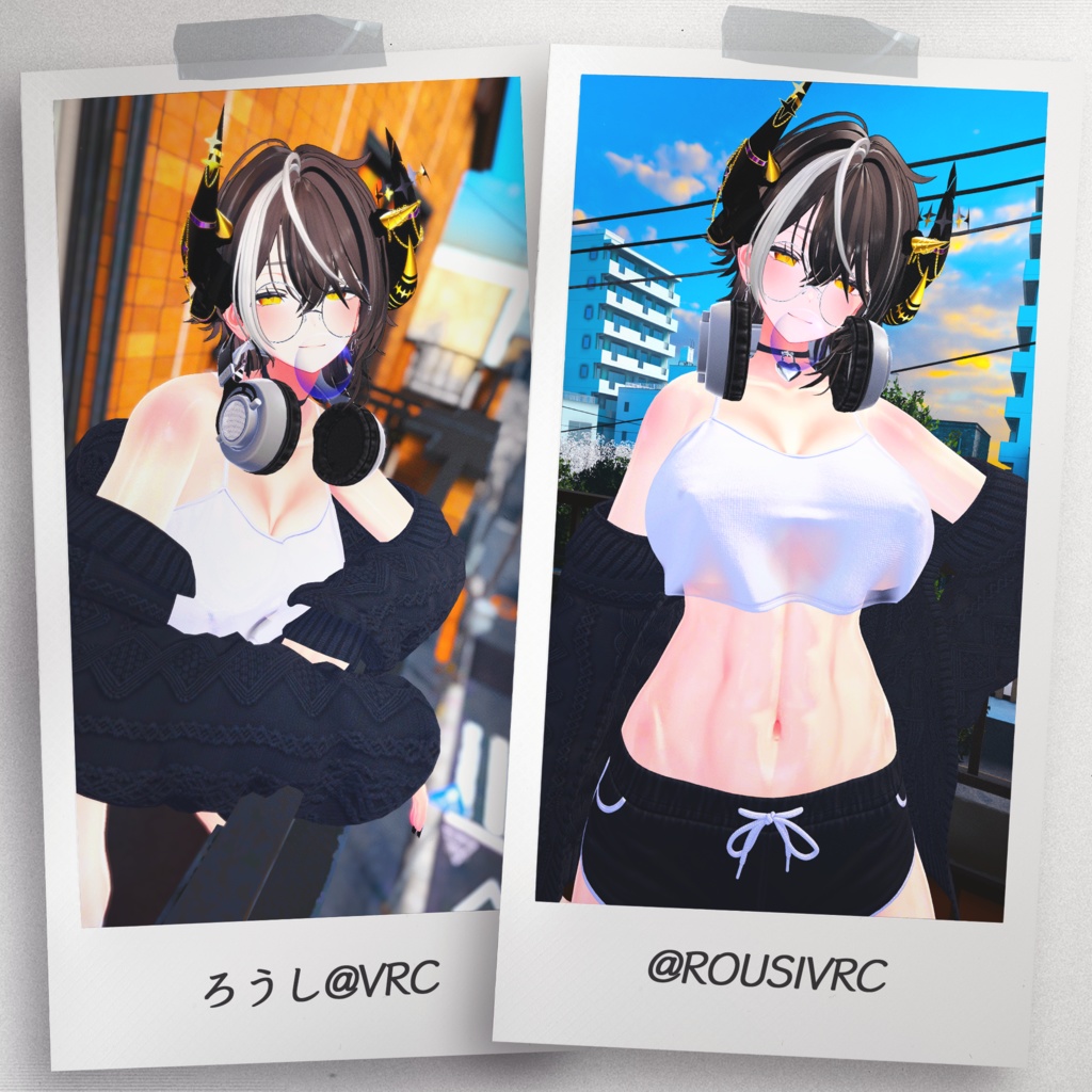 『8アバター対応』 【3D衣装モデル】 Quiet_Sunday