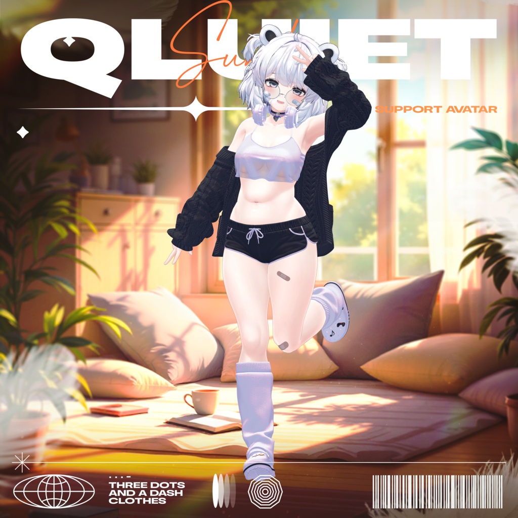 『9アバター対応』 【3D衣装モデル】 Quiet_Sunday