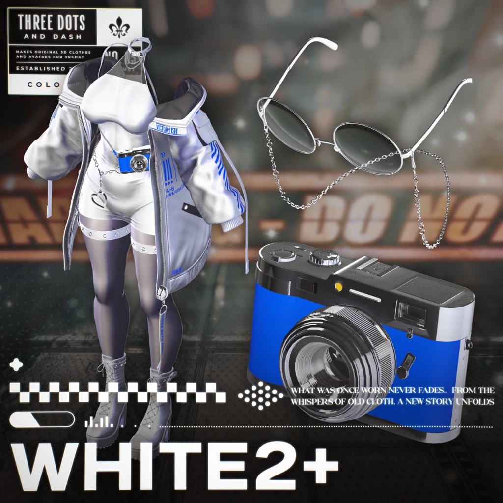 『7アバター対応』 【3D衣装モデル】 Re : Parka Dress