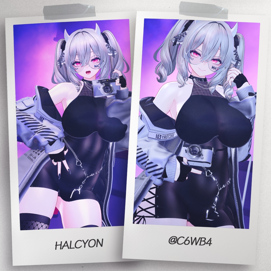 『7アバター対応』 【3D衣装モデル】 Re : Parka Dress