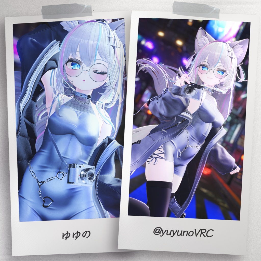 『7アバター対応』 【3D衣装モデル】 Re : Parka Dress