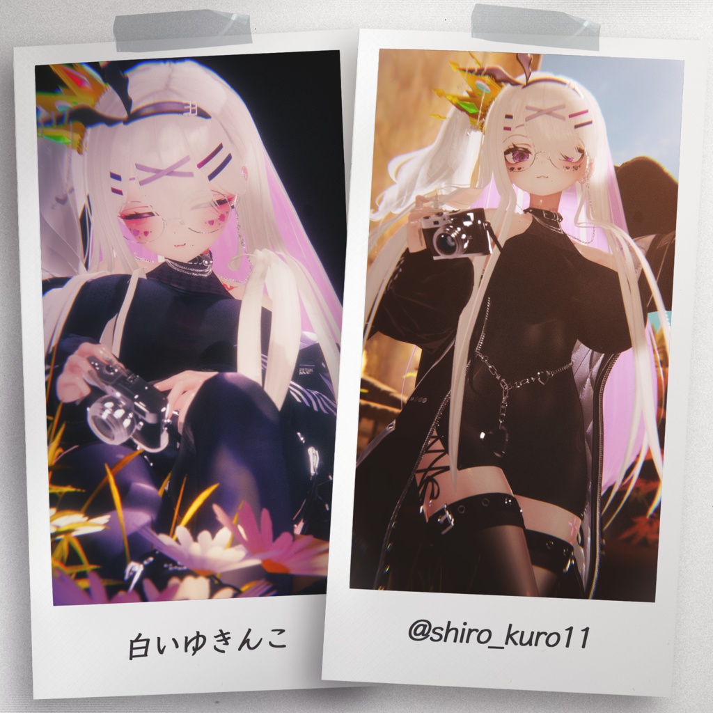 『7アバター対応』 【3D衣装モデル】 Re : Parka Dress