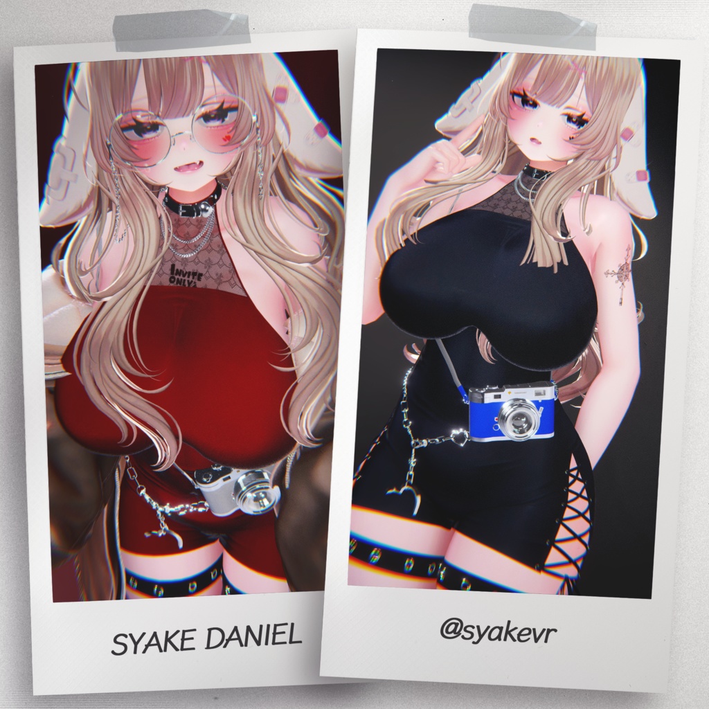 『7アバター対応』 【3D衣装モデル】 Re : Parka Dress