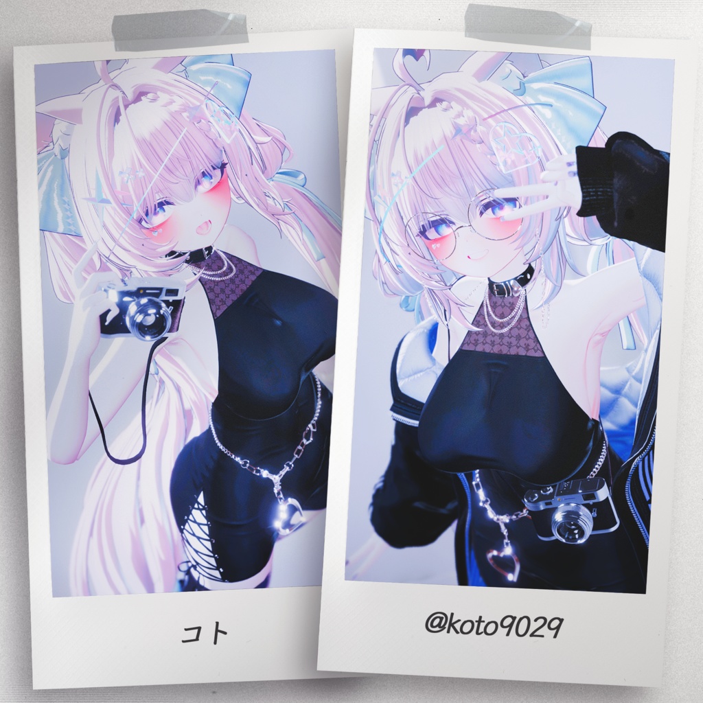 『7アバター対応』 【3D衣装モデル】 Re : Parka Dress