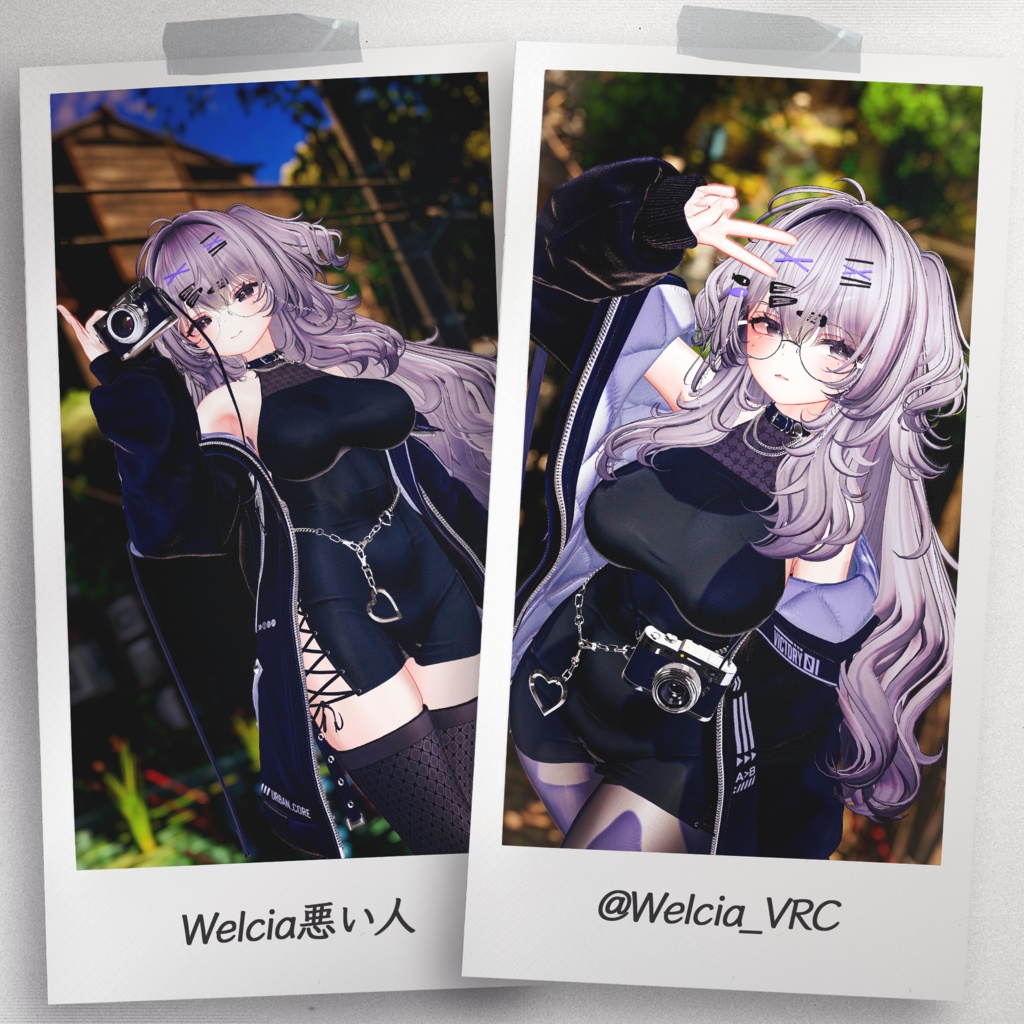 『7アバター対応』 【3D衣装モデル】 Re : Parka Dress