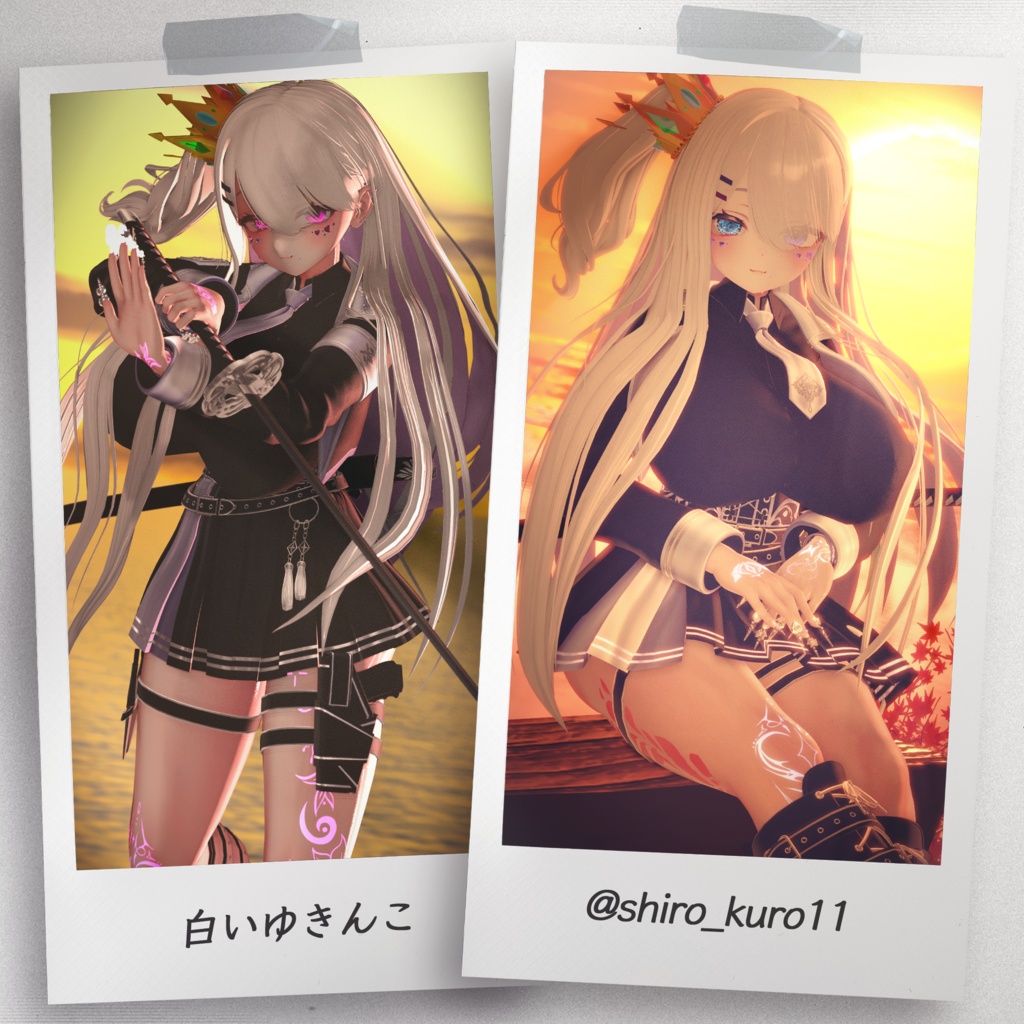 ✨セール中✨『4アバター対応』【3D衣装モデル】Vermilion