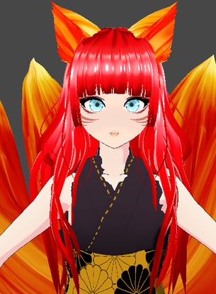 Kitsune Vroid Model