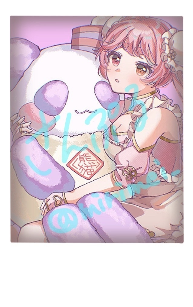 チャイナメイドチェキ風シールセット