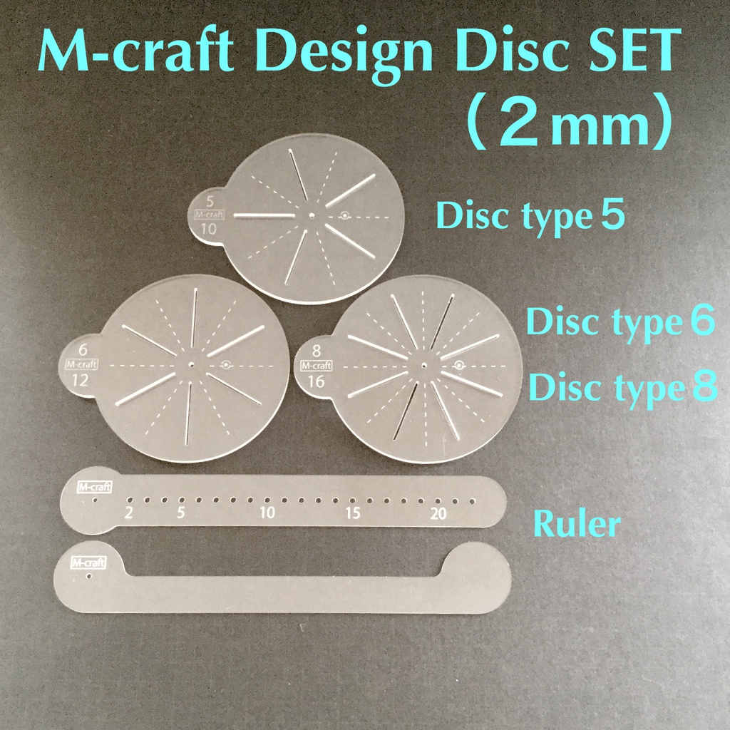 【New product ★2mm】M-craft Design Disc SET