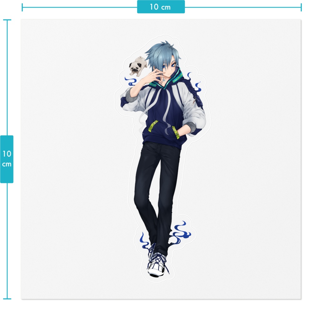 芽々森ムイナ ステッカー