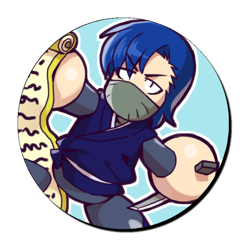 (アンドウ)布バッジ