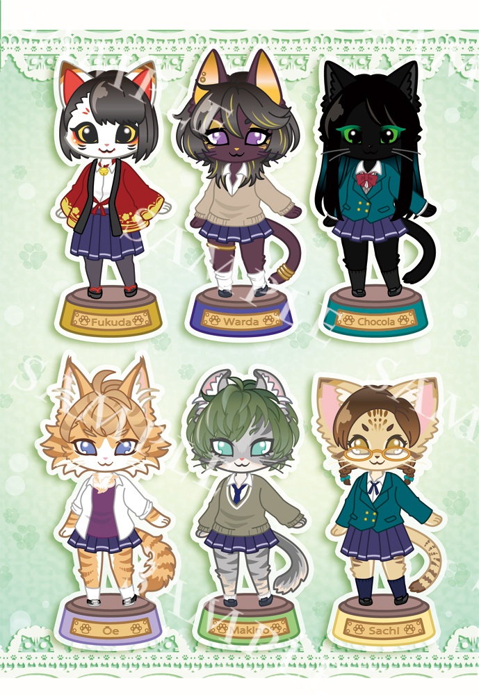 猫科JK◆集合ポストカード