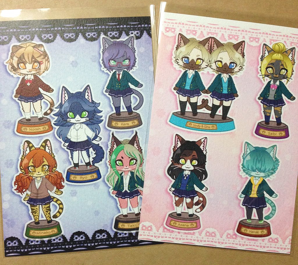 猫科JK◆集合ポストカード