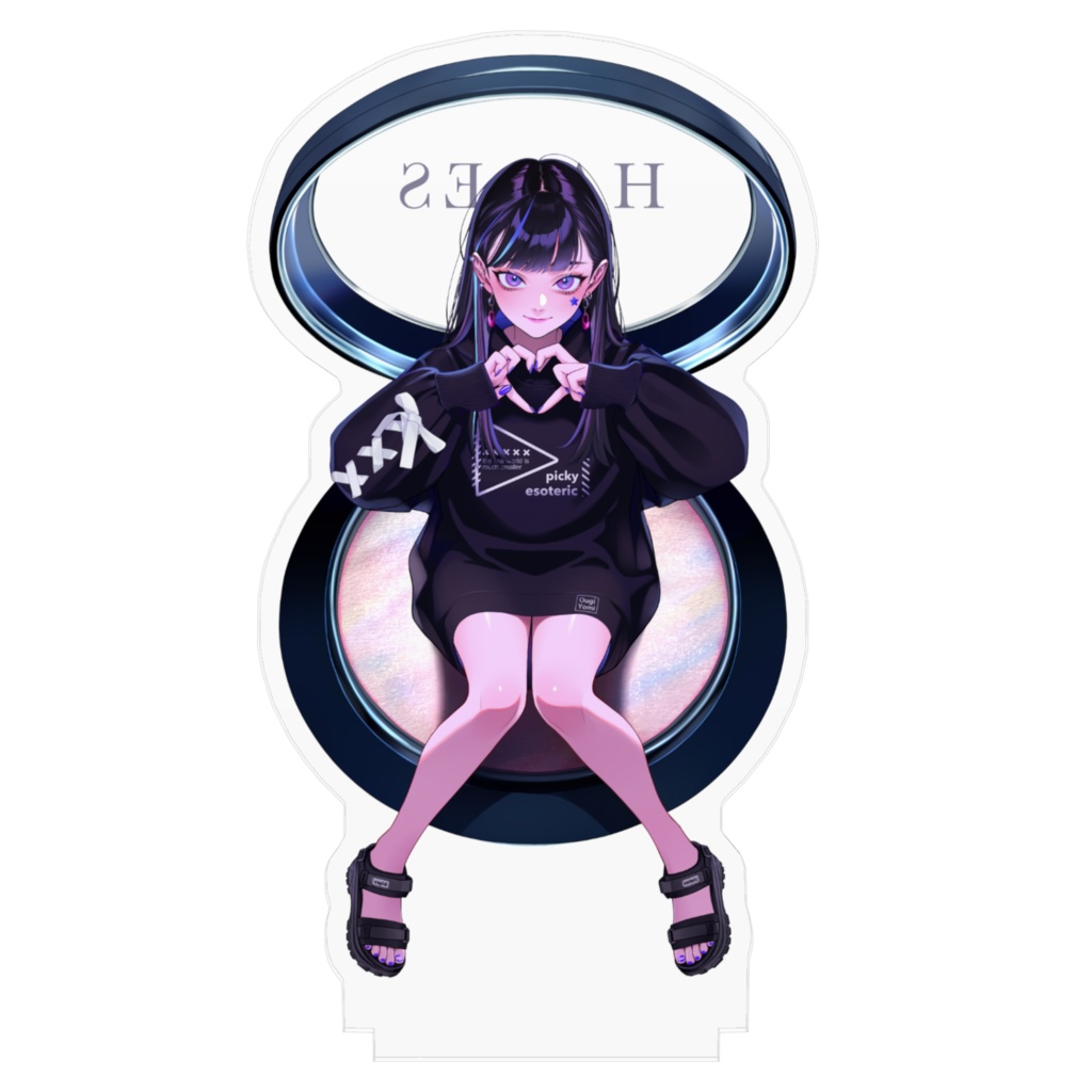 コスメ地雷女子 アクリルフィギュア・M・Lサイズ