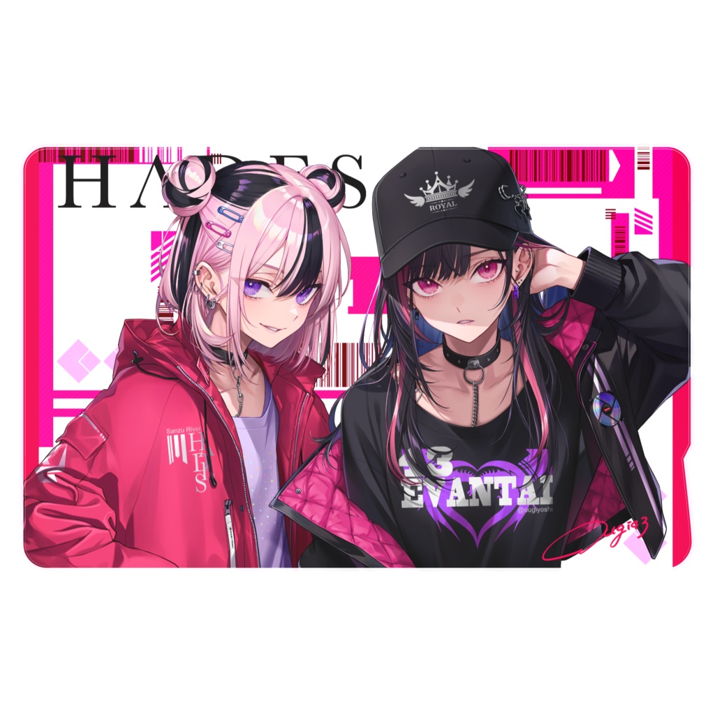 ICカードステッカー「地雷女子」
