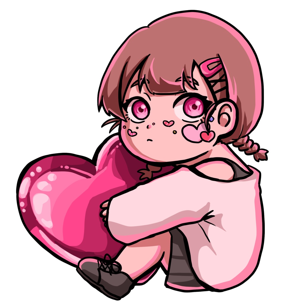 アクリルキーホルダー Pink&Yellow