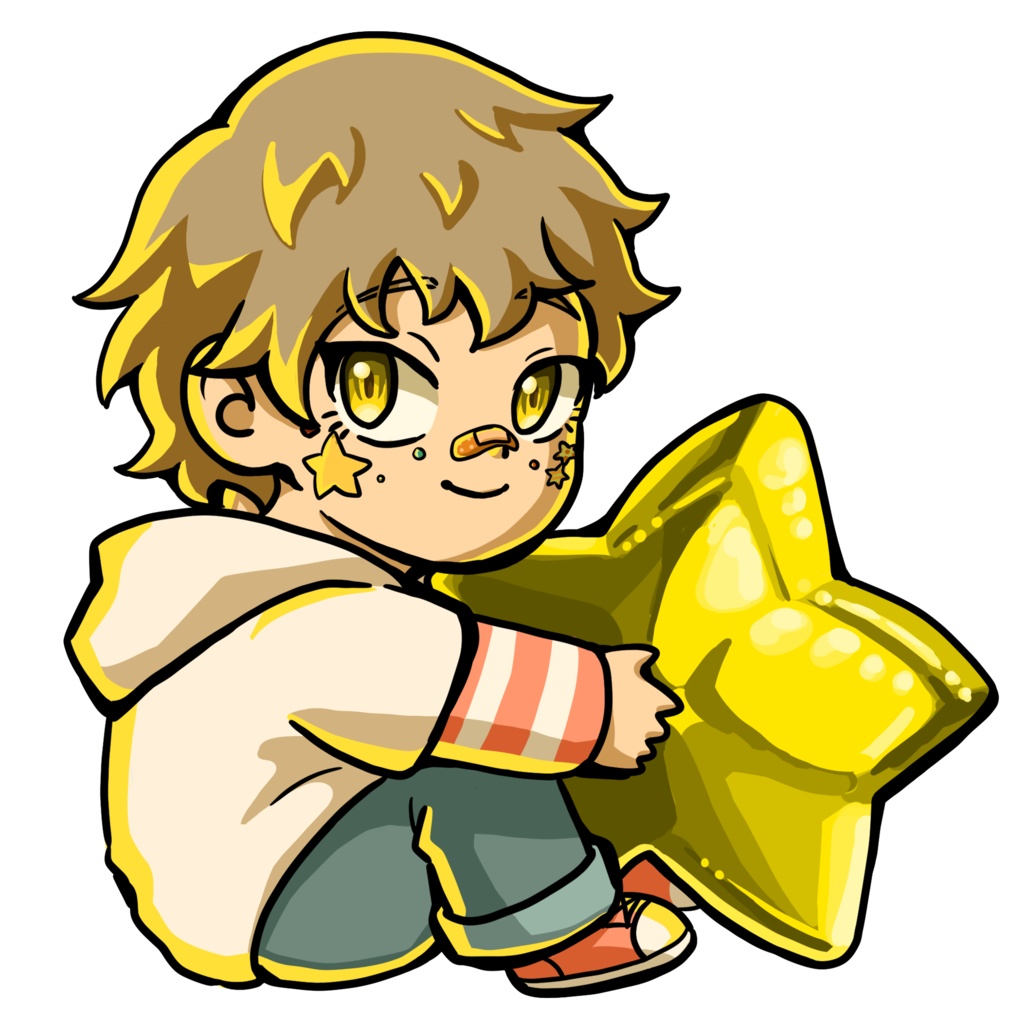 アクリルキーホルダー Pink&Yellow