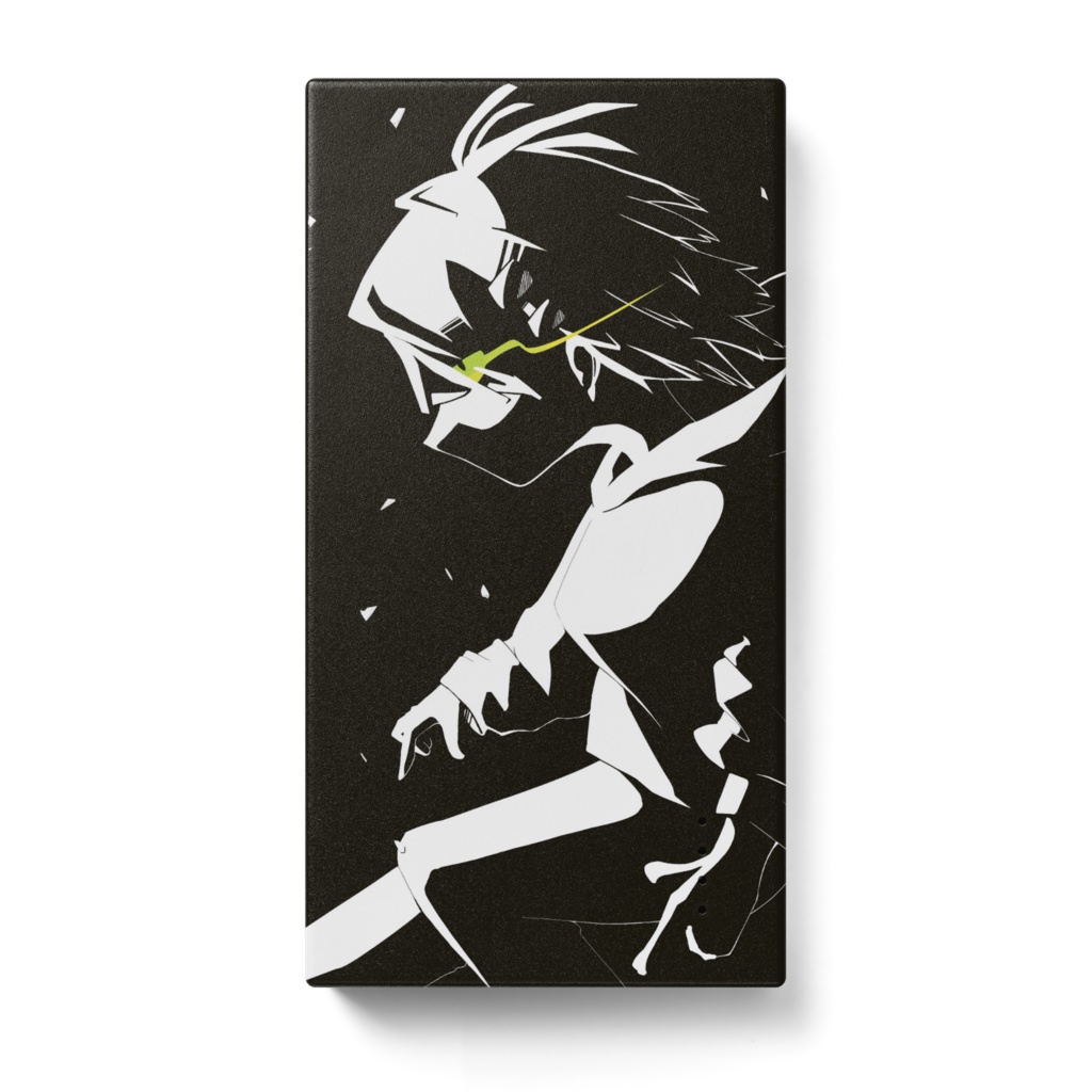 【誕生日記念】モノクロモバイルバッテリー きりあきver