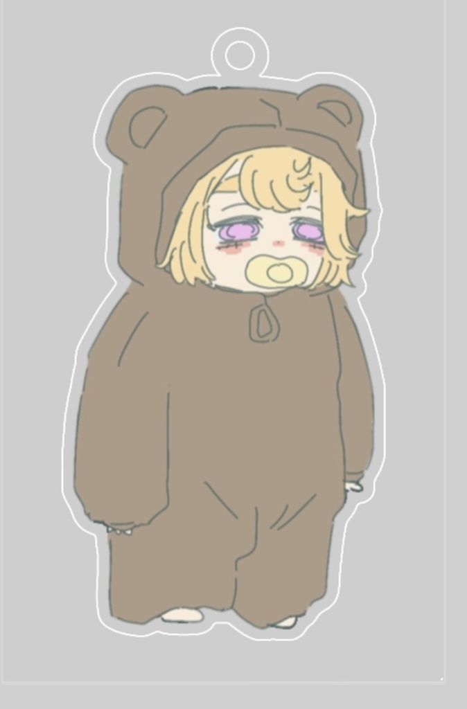 ちび・べびりんアクキー（くまさんべび）