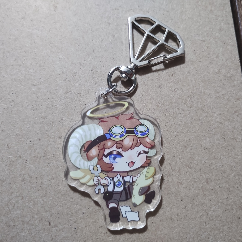 Gemcornアクリルキーホルダー