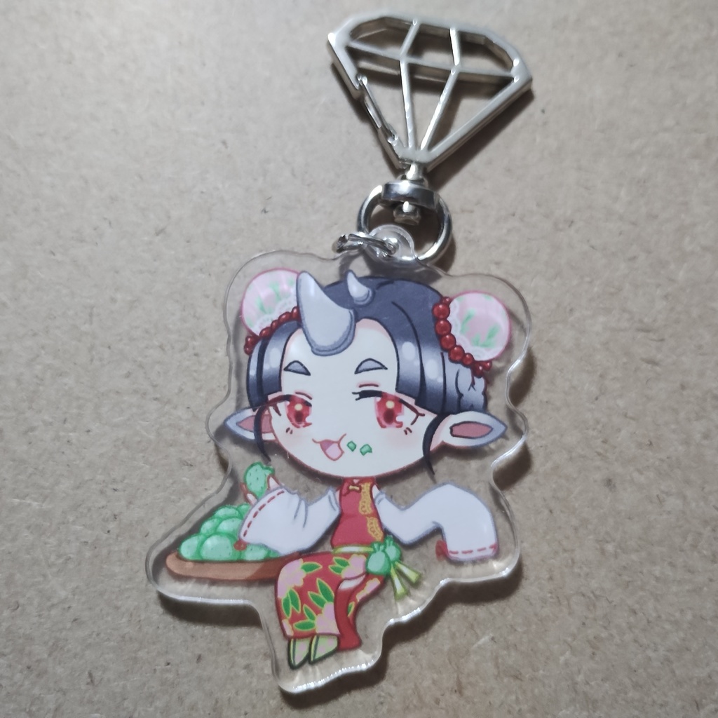 Gemcornアクリルキーホルダー