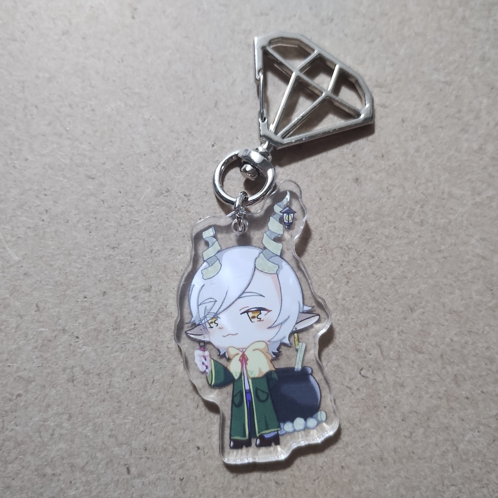 Gemcornアクリルキーホルダー