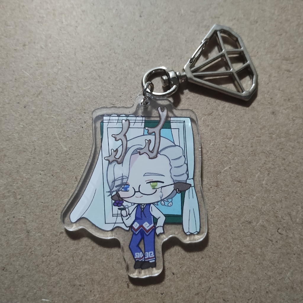 Gemcornアクリルキーホルダー