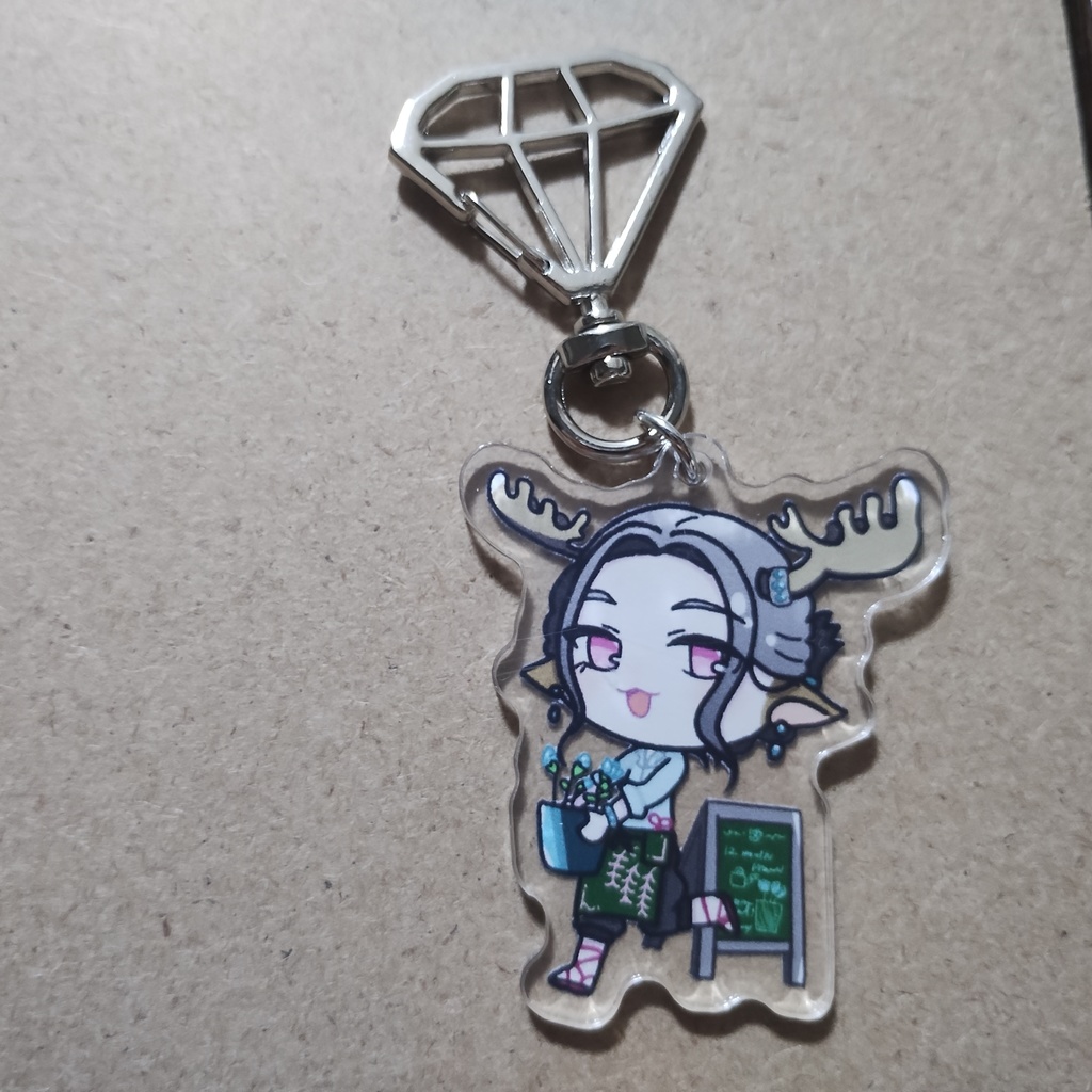Gemcornアクリルキーホルダー