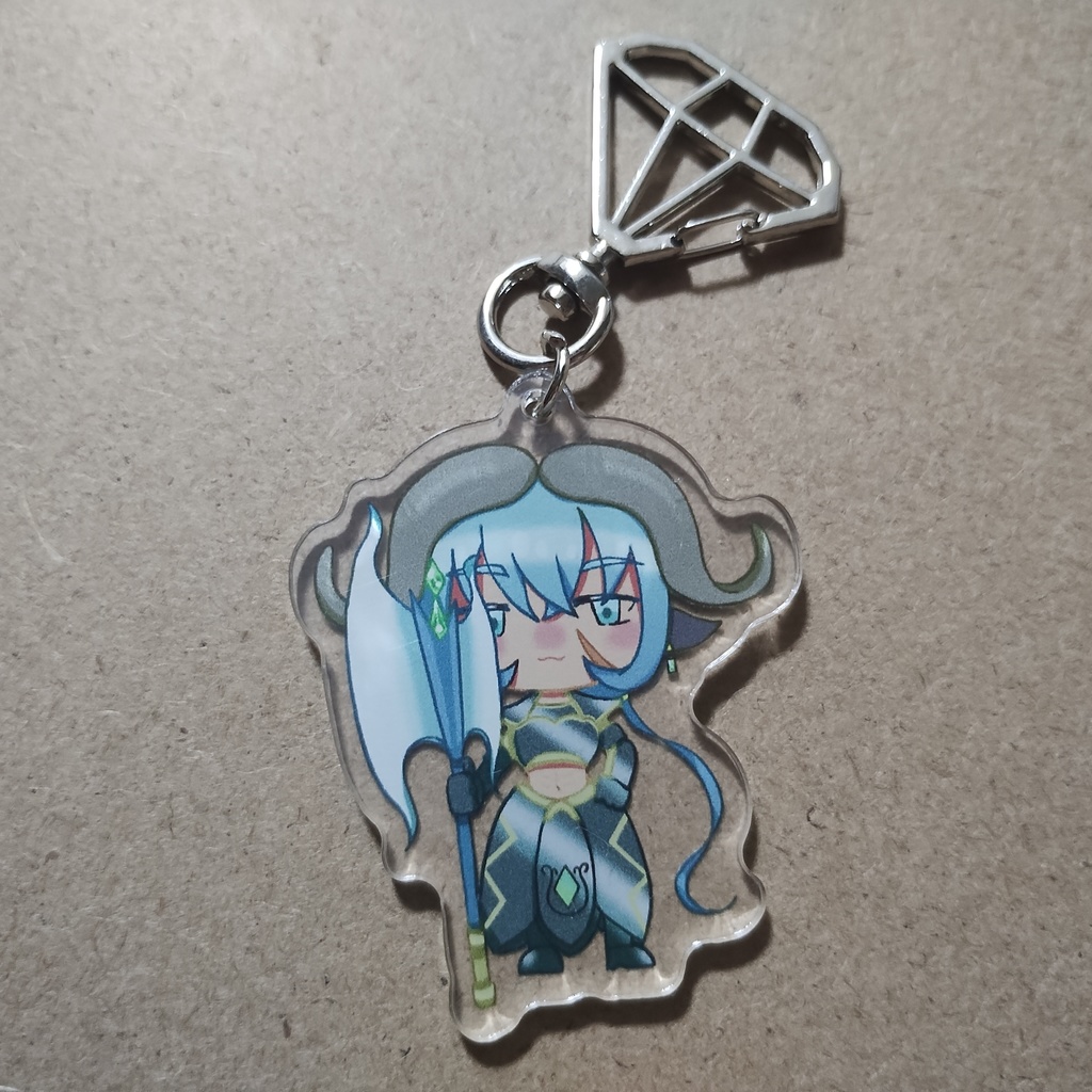 Gemcornアクリルキーホルダー