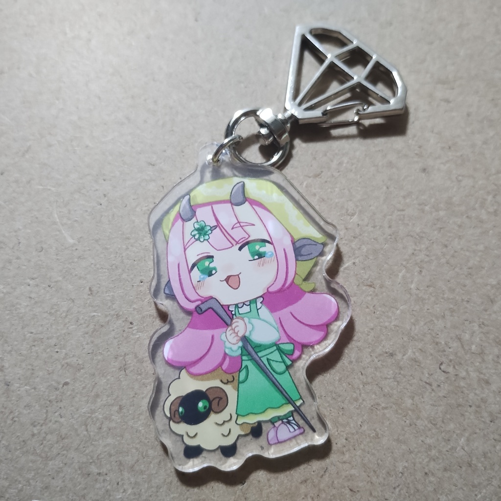 Gemcornアクリルキーホルダー