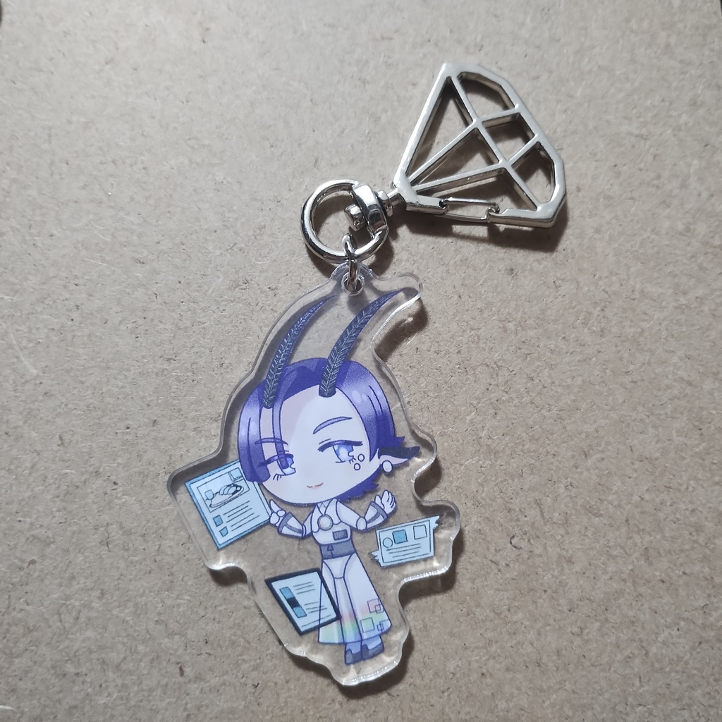 Gemcornアクリルキーホルダー
