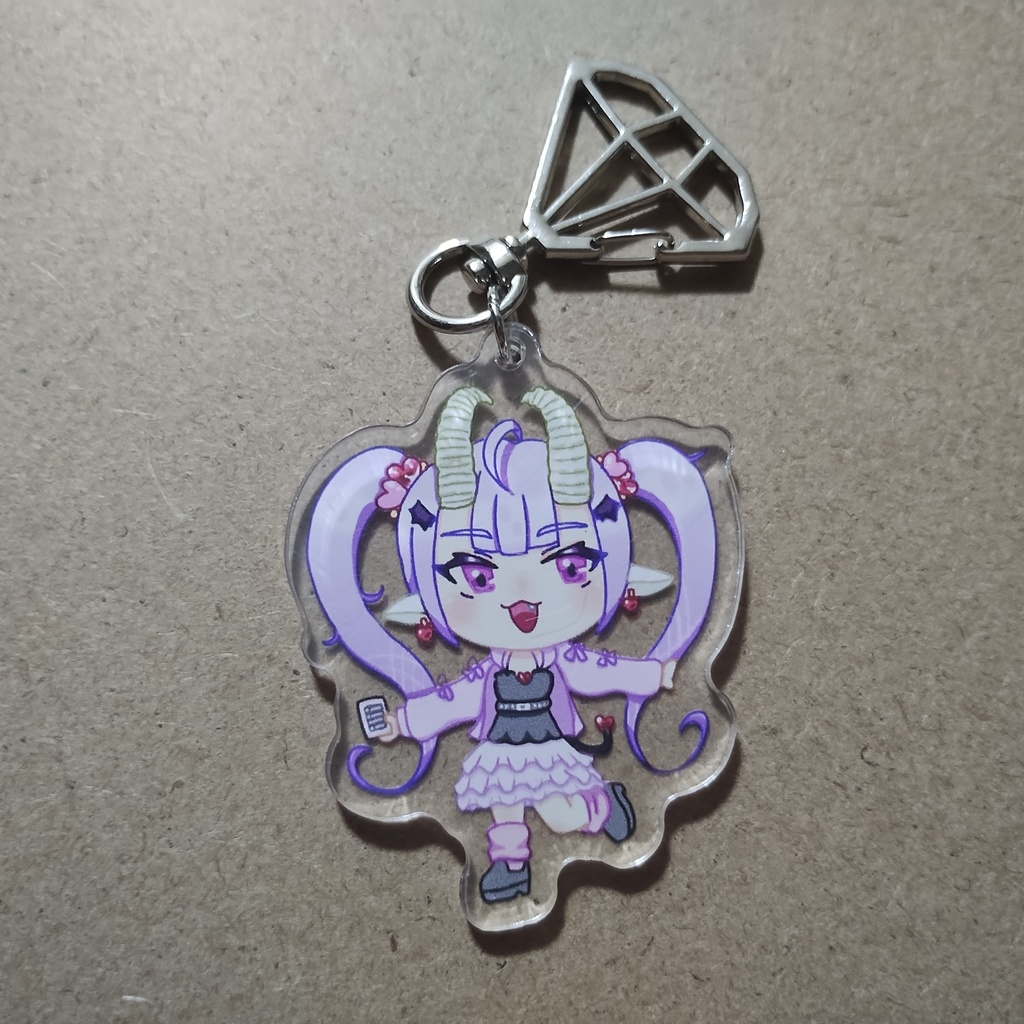 Gemcornアクリルキーホルダー