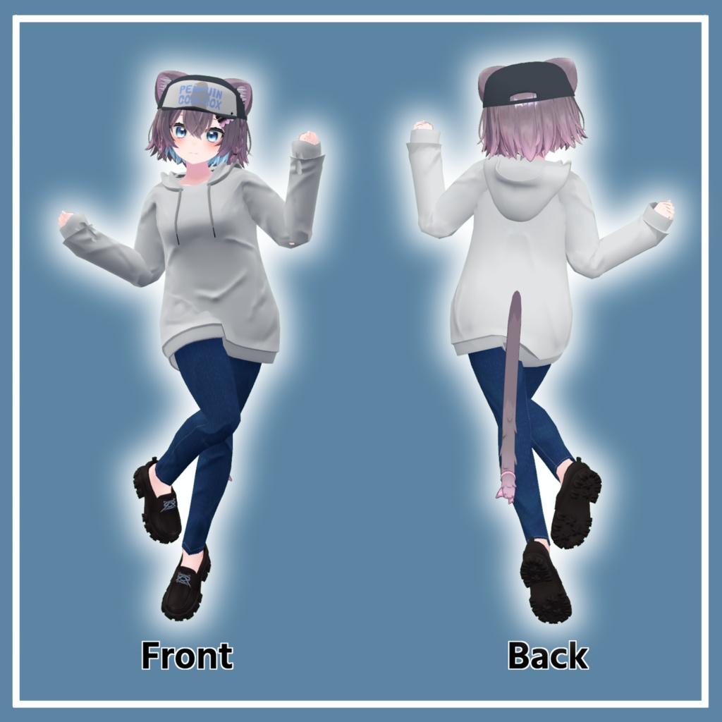 【まりえる対応】シンプルパーカーセット