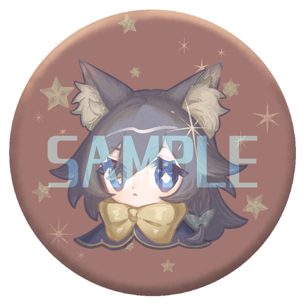 けもけも缶バッジ