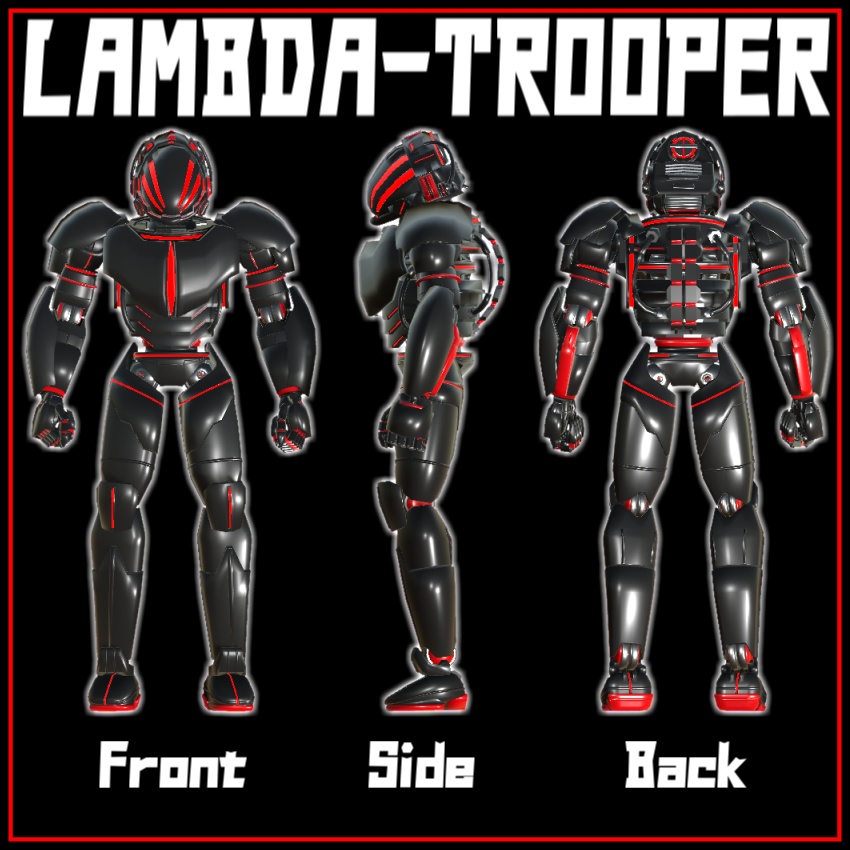 【VRC/VRM想定】ラムダ団戦闘員