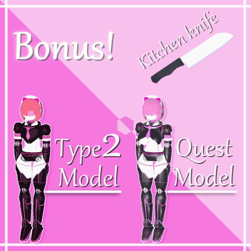 【VRC想定/Avatar3.0】ロボ娘『CeLaVi』