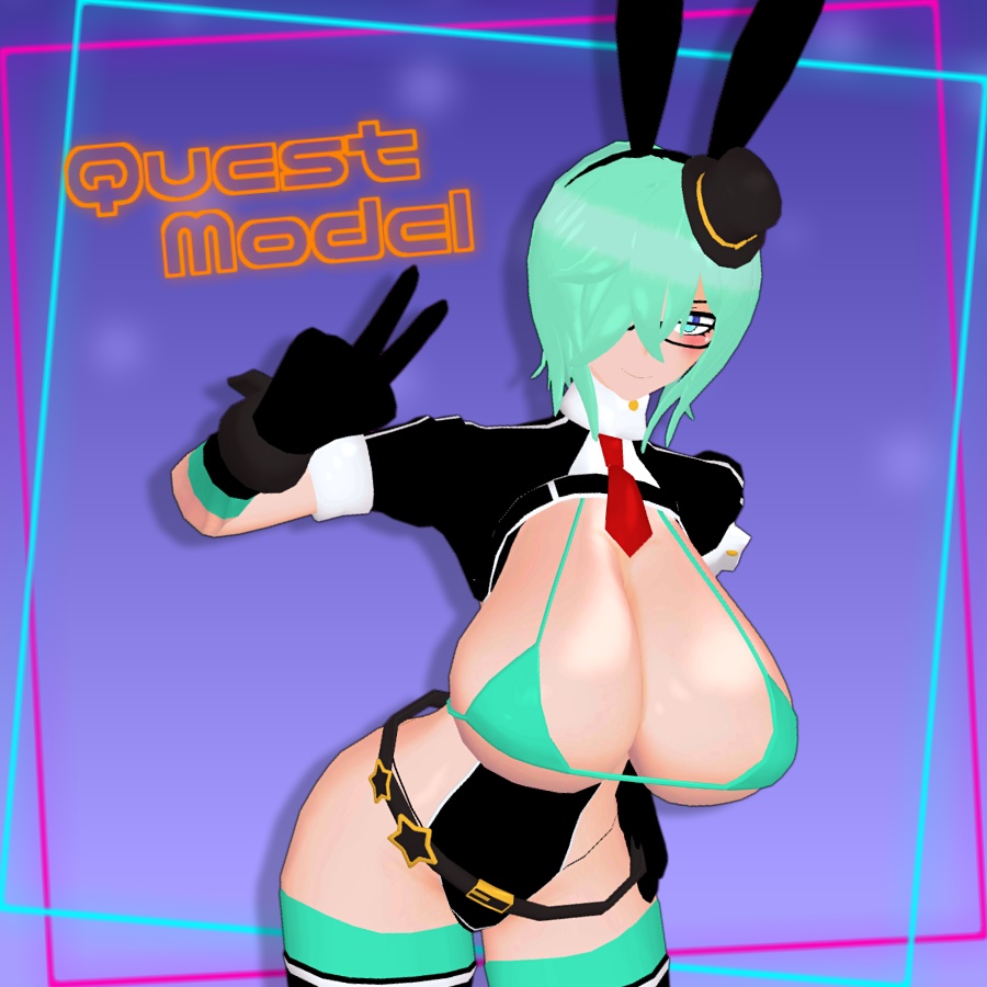 【VRC/Quest/VRM】『バニモモ』